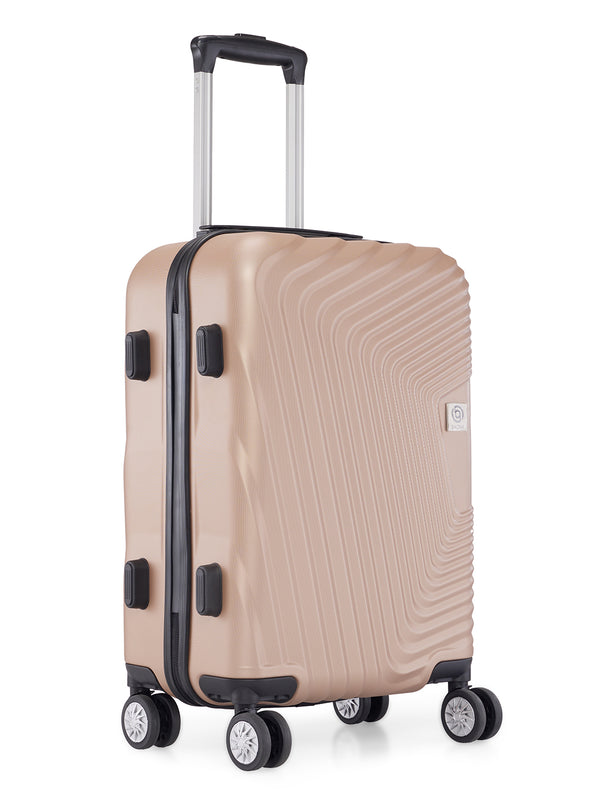 BAOMI RETRO ROAM Range Light Brown Hard Cabin Luggage