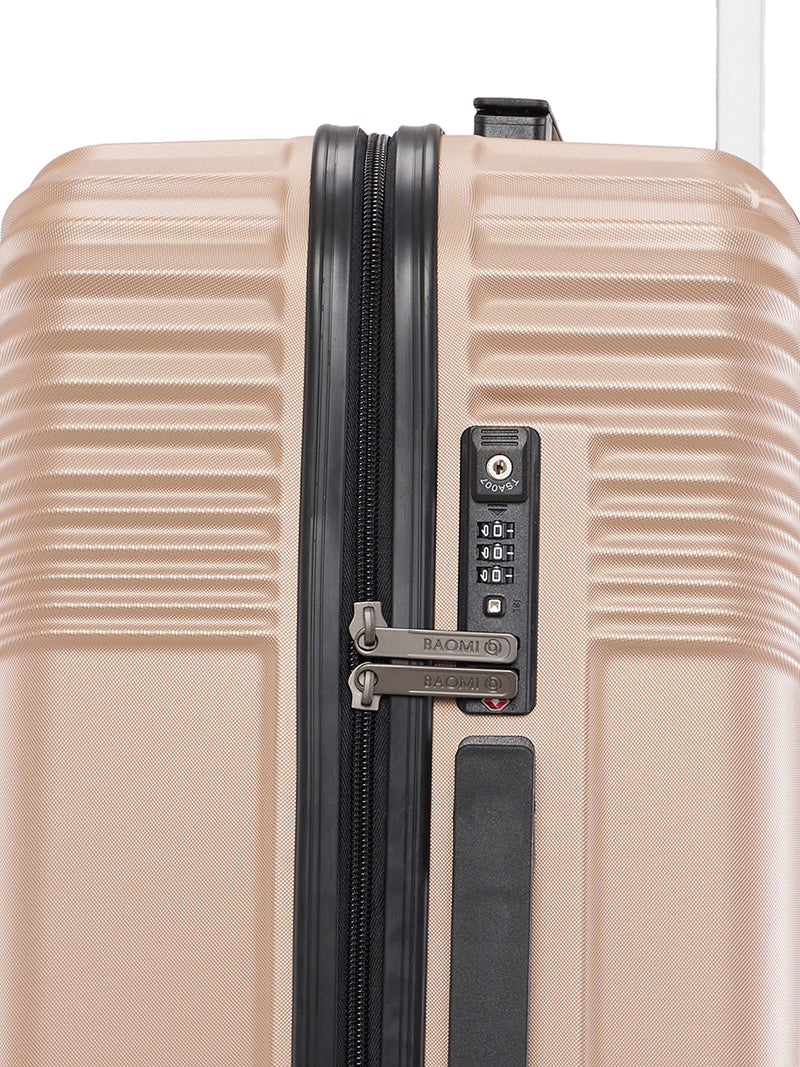 BAOMI RETRO ROAM Range Light Brown Hard Medium Luggage