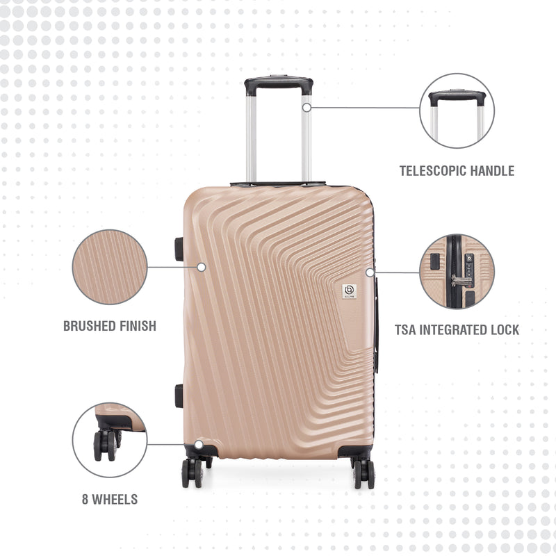 BAOMI RETRO ROAM Range Light Brown Hard Medium Luggage