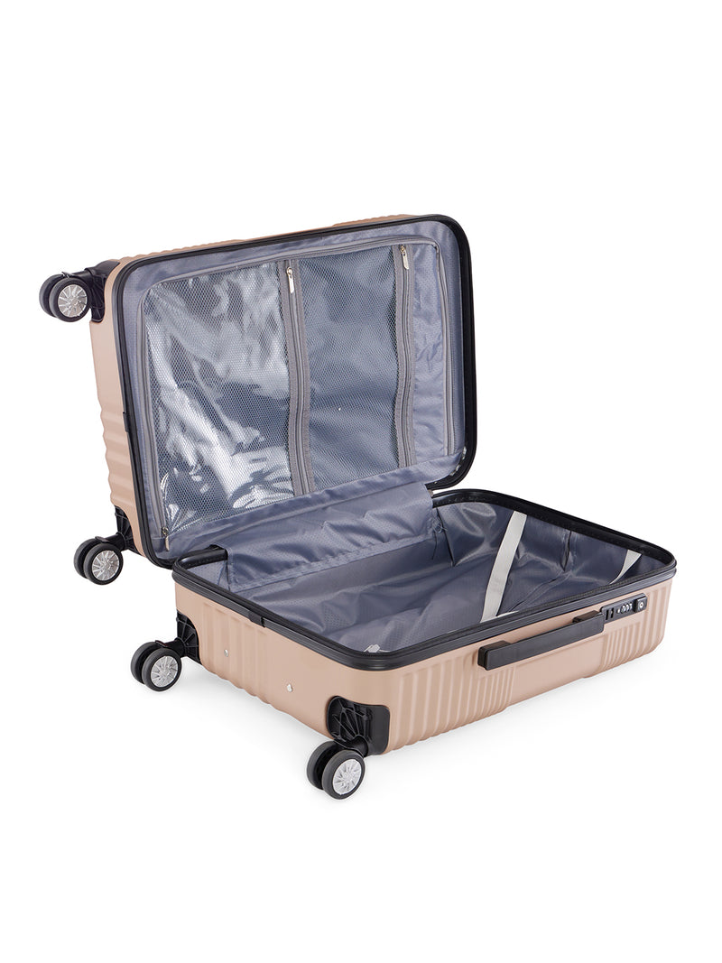 BAOMI RETRO ROAM Range Light Brown Hard Medium Luggage
