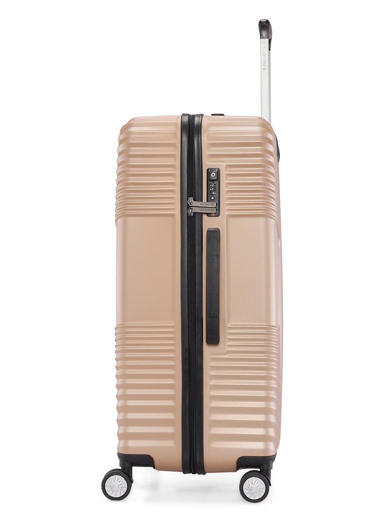 BAOMI RETRO ROAM Range Light Brown Hard Large Luggage