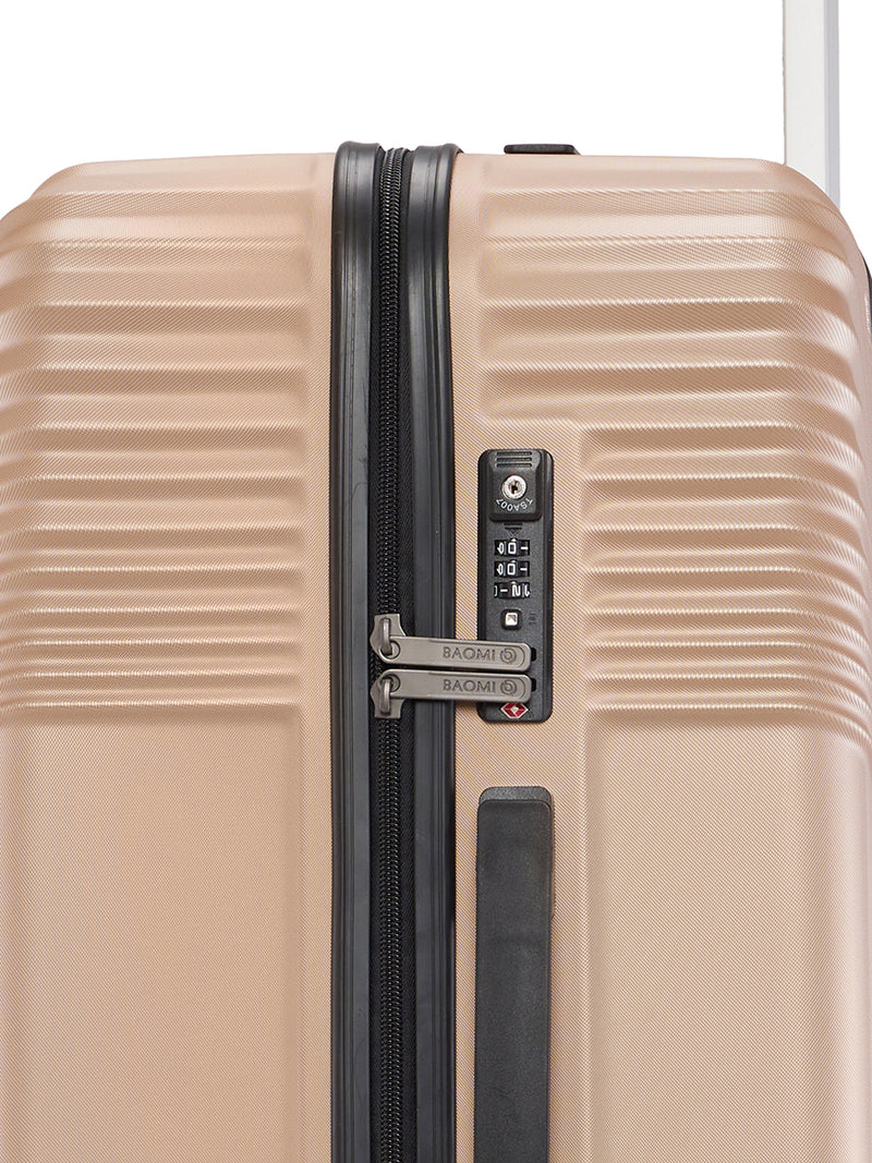 BAOMI RETRO ROAM Range Light Brown Hard Large Luggage