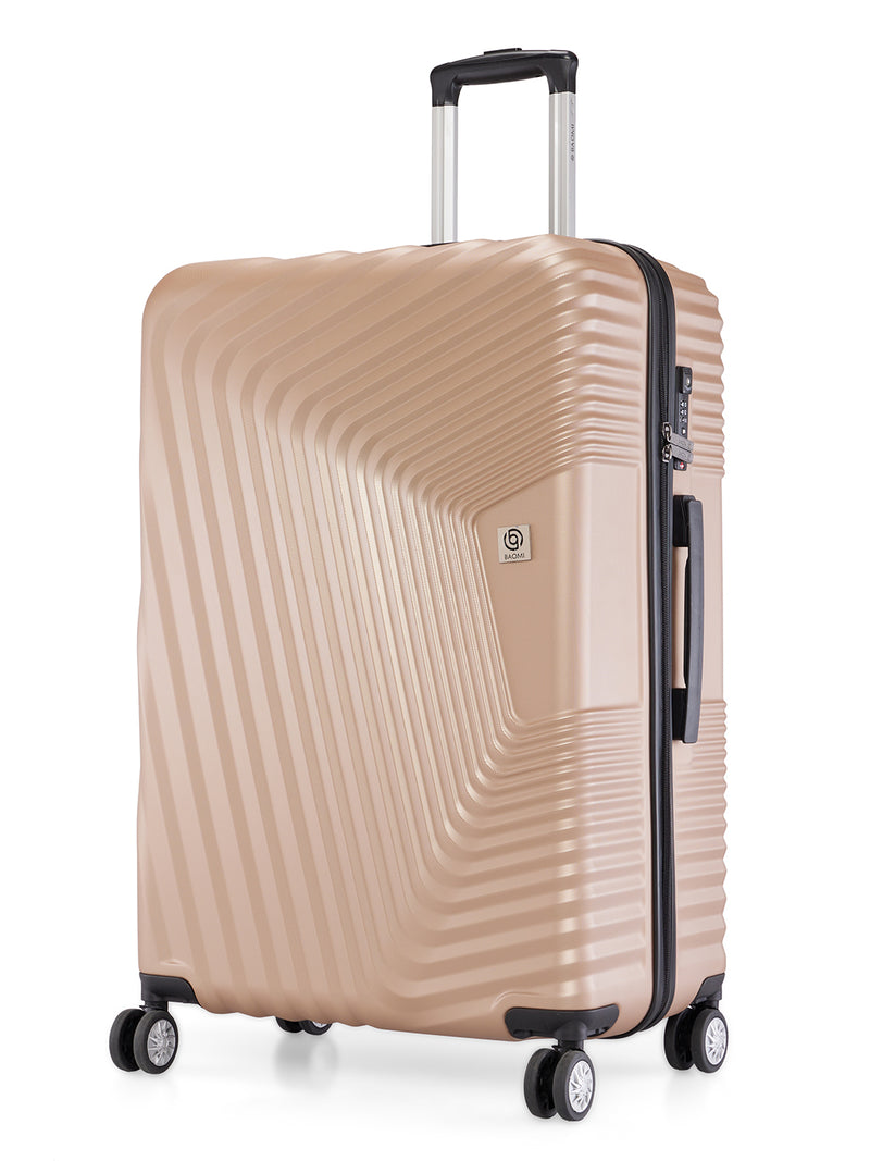 BAOMI RETRO ROAM Range Light Brown Hard Large Luggage