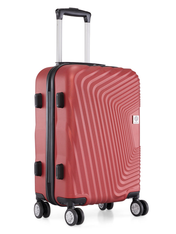 BAOMI RETRO ROAM Range Red Hard Cabin Luggage