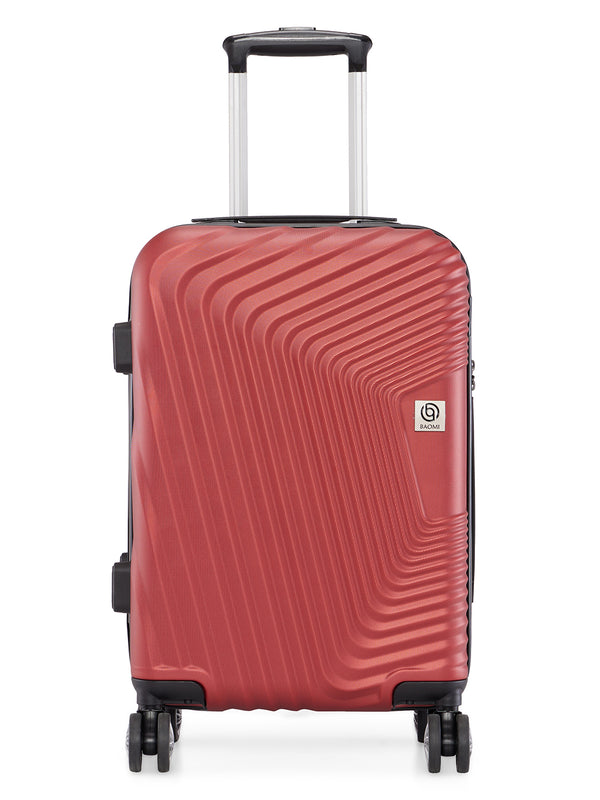 BAOMI RETRO ROAM Range Red Hard Cabin Luggage