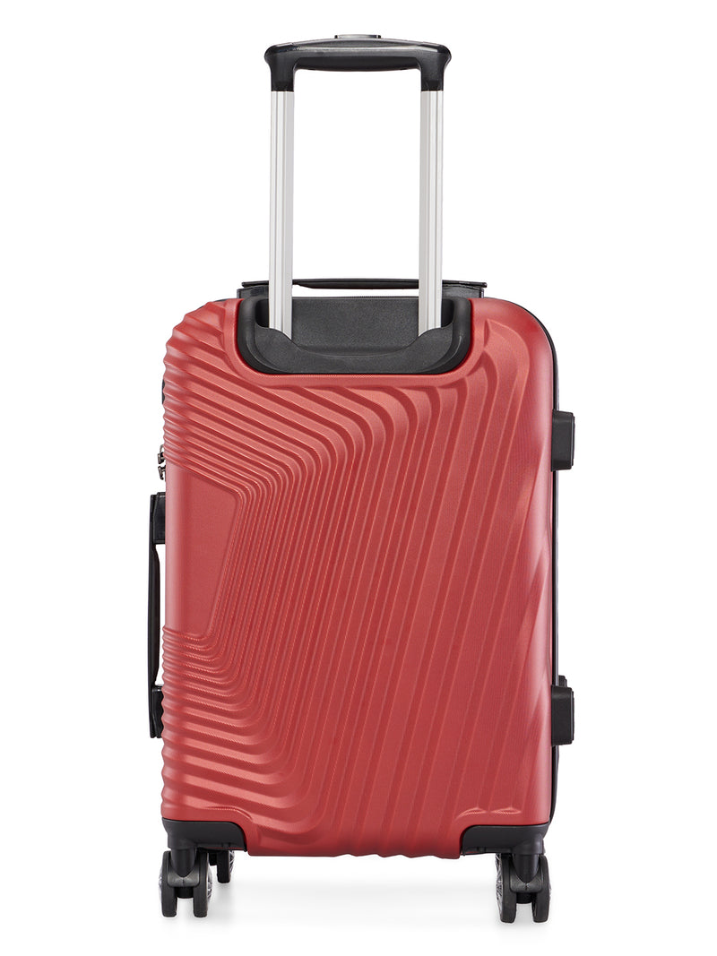 BAOMI RETRO ROAM Range Red Hard Cabin Luggage