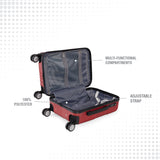 BAOMI RETRO ROAM Range Red Hard Cabin Luggage