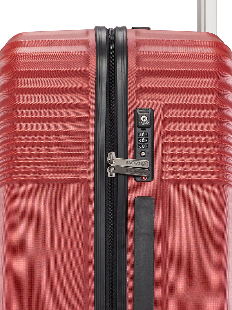 BAOMI RETRO ROAM Range Red Hard Large Luggage