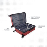 BAOMI RETRO ROAM Range Red Hard Large Luggage