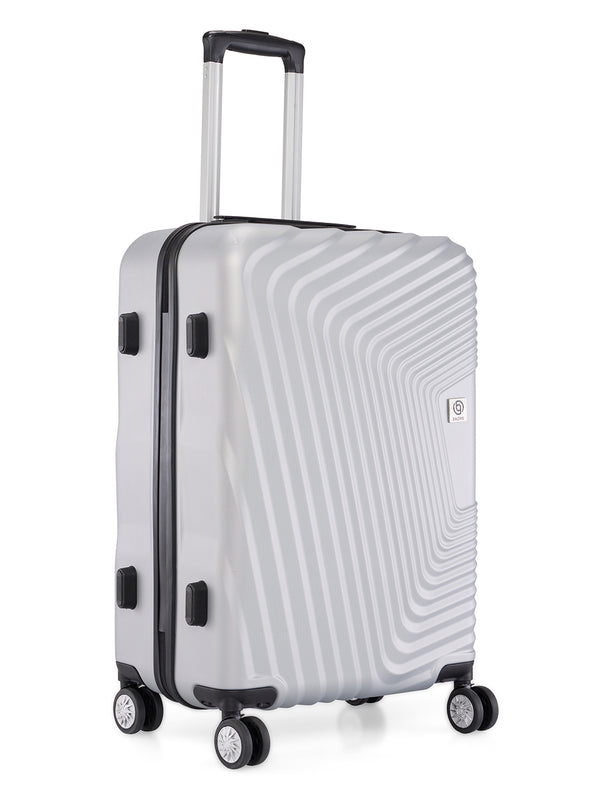 BAOMI RETRO ROAM Range Silver Hard Medium Luggage