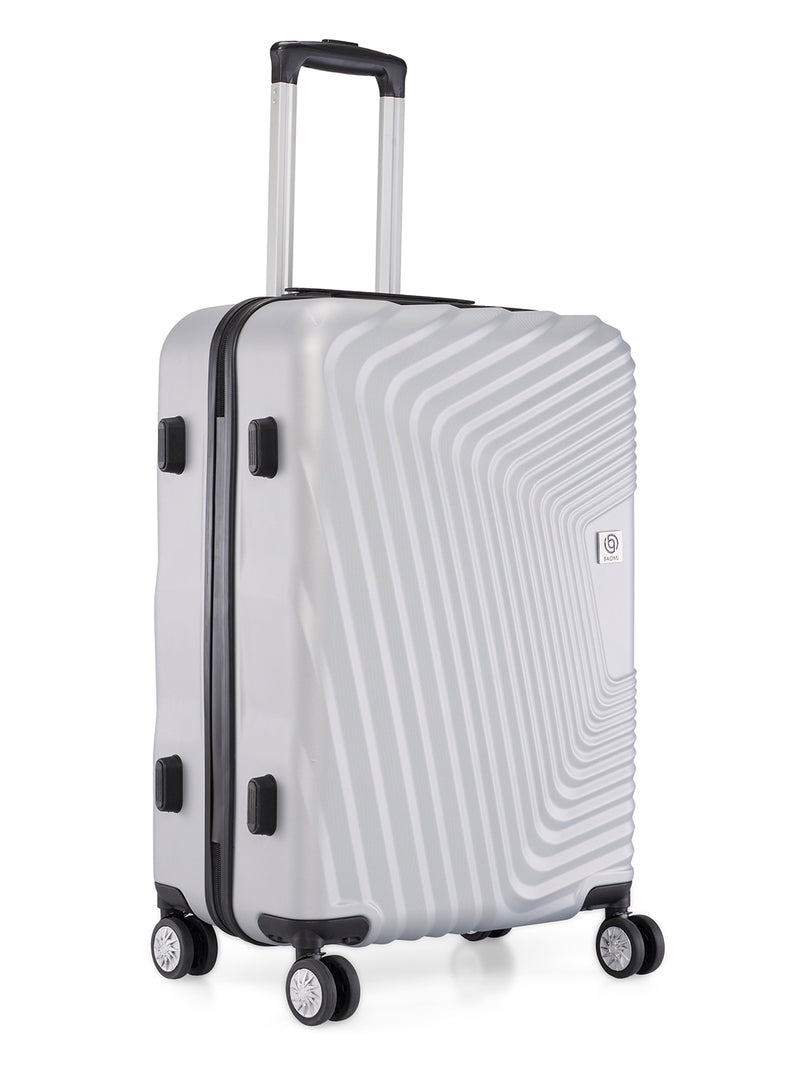 BAOMI RETRO ROAM Range Silver Hard Medium Luggage