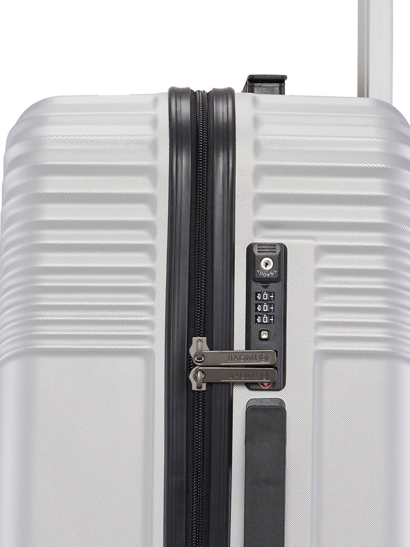 BAOMI RETRO ROAM Range Silver Hard Medium Luggage