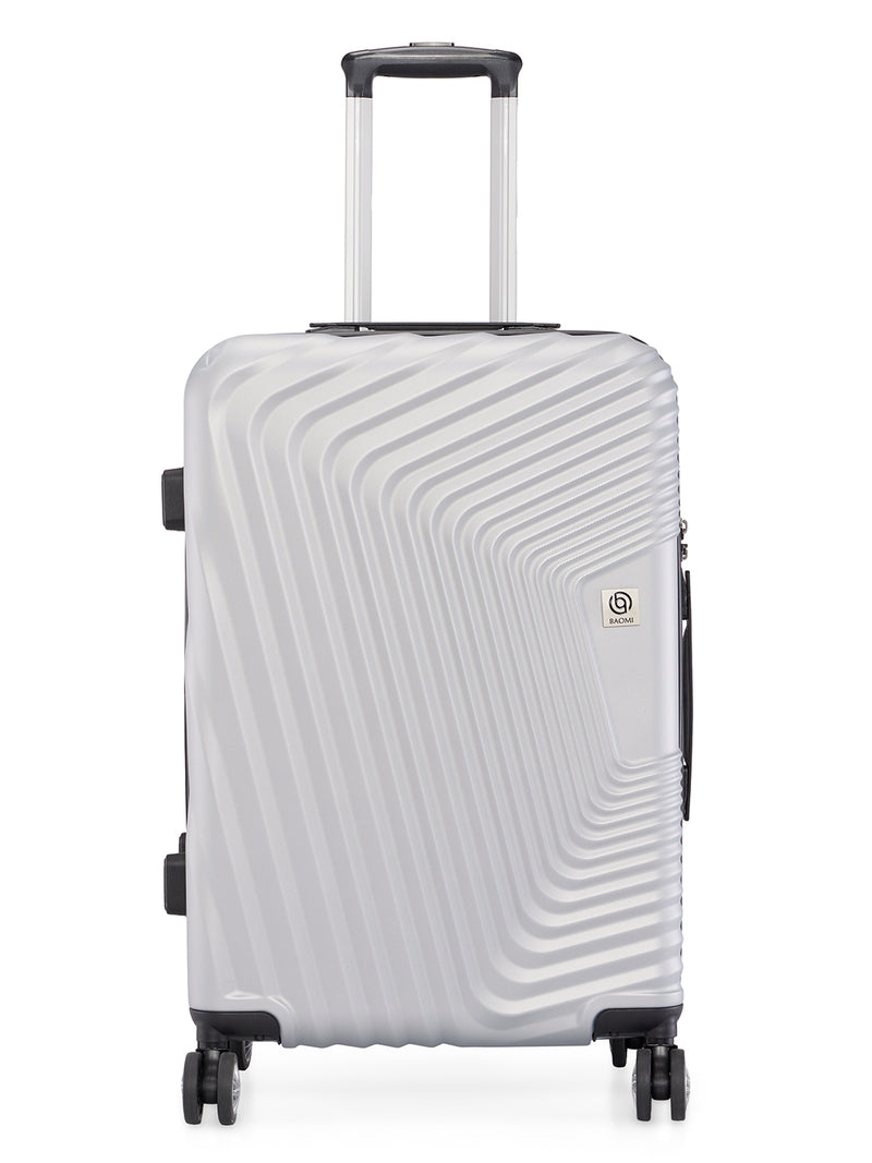 BAOMI RETRO ROAM Range Silver Hard Medium Luggage