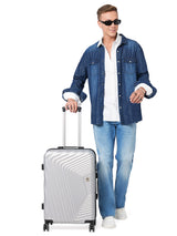 BAOMI RETRO ROAM Range Silver Hard Medium Luggage