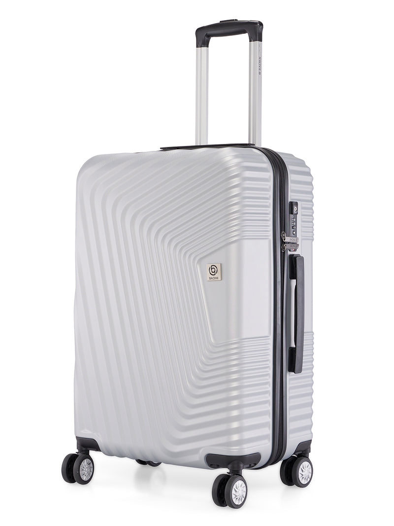 BAOMI RETRO ROAM Range Silver Hard Medium Luggage