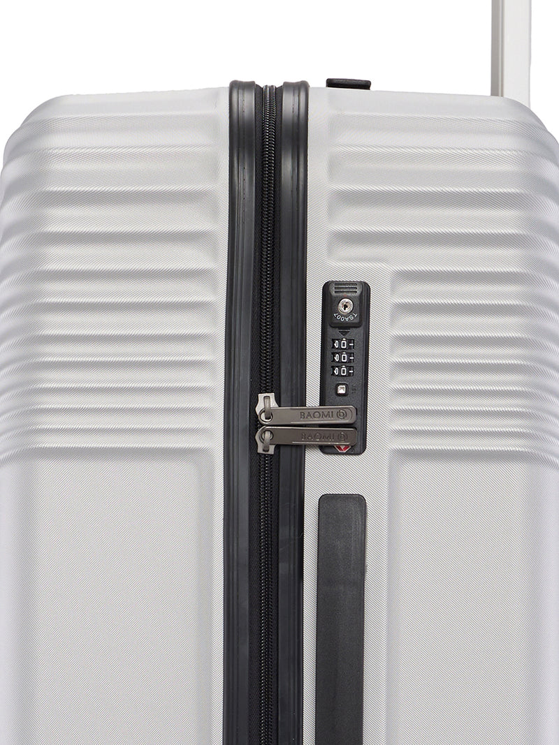 BAOMI RETRO ROAM Range Silver Hard Large Luggage