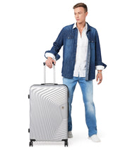 BAOMI RETRO ROAM Range Silver Hard Large Luggage