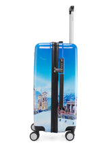 BAOMI PRINTED BLUE Range Printed Blue Hard Medium Luggage