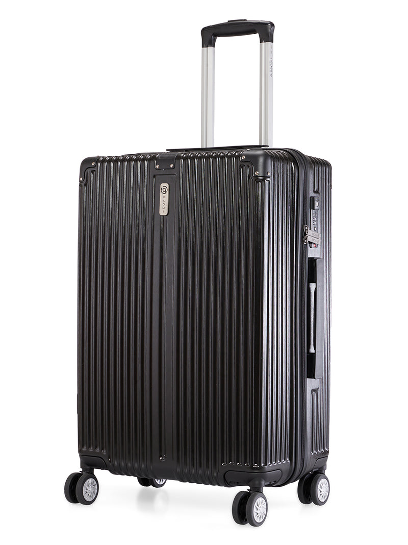 BAOMI SOLID GOLD Range Black Hard Medium Luggage