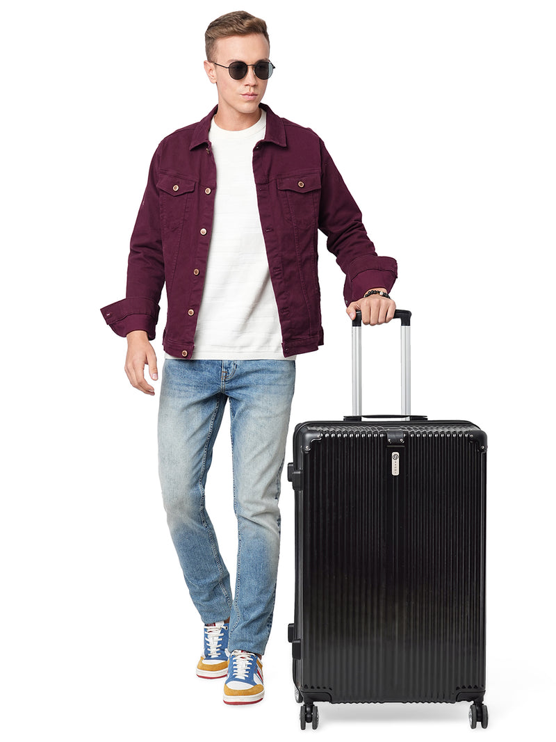 BAOMI SOLID GOLD Range Black Hard Large Luggage