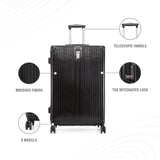 BAOMI SOLID GOLD Range Black Hard Large Luggage