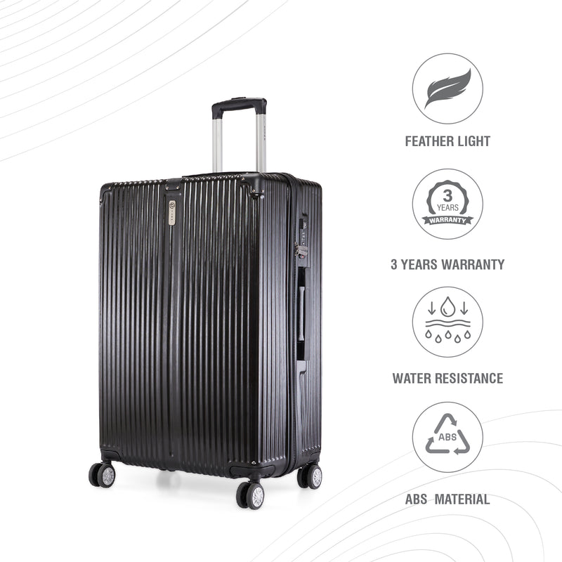 BAOMI SOLID GOLD Range Black Hard Large Luggage