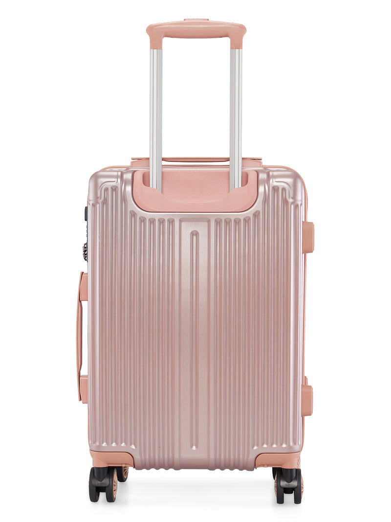 BAOMI SOLID GOLD Range Rose Gold Hard Cabin Luggage