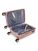 BAOMI SOLID GOLD Range Rose Gold Hard Cabin Luggage