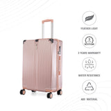 BAOMI SOLID GOLD Range Rose Gold Hard Medium Luggage