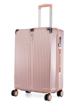 BAOMI SOLID GOLD Range Rose Gold Hard Medium Luggage