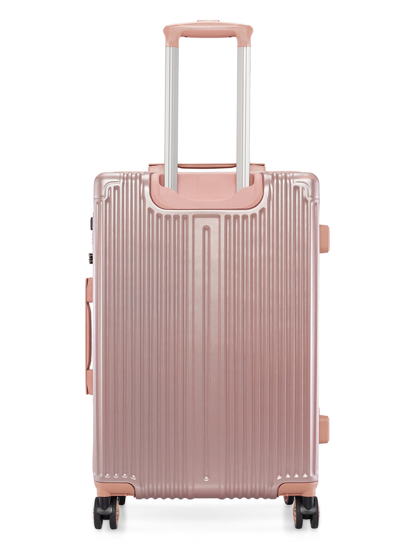 BAOMI SOLID GOLD Range Rose Gold Hard Medium Luggage
