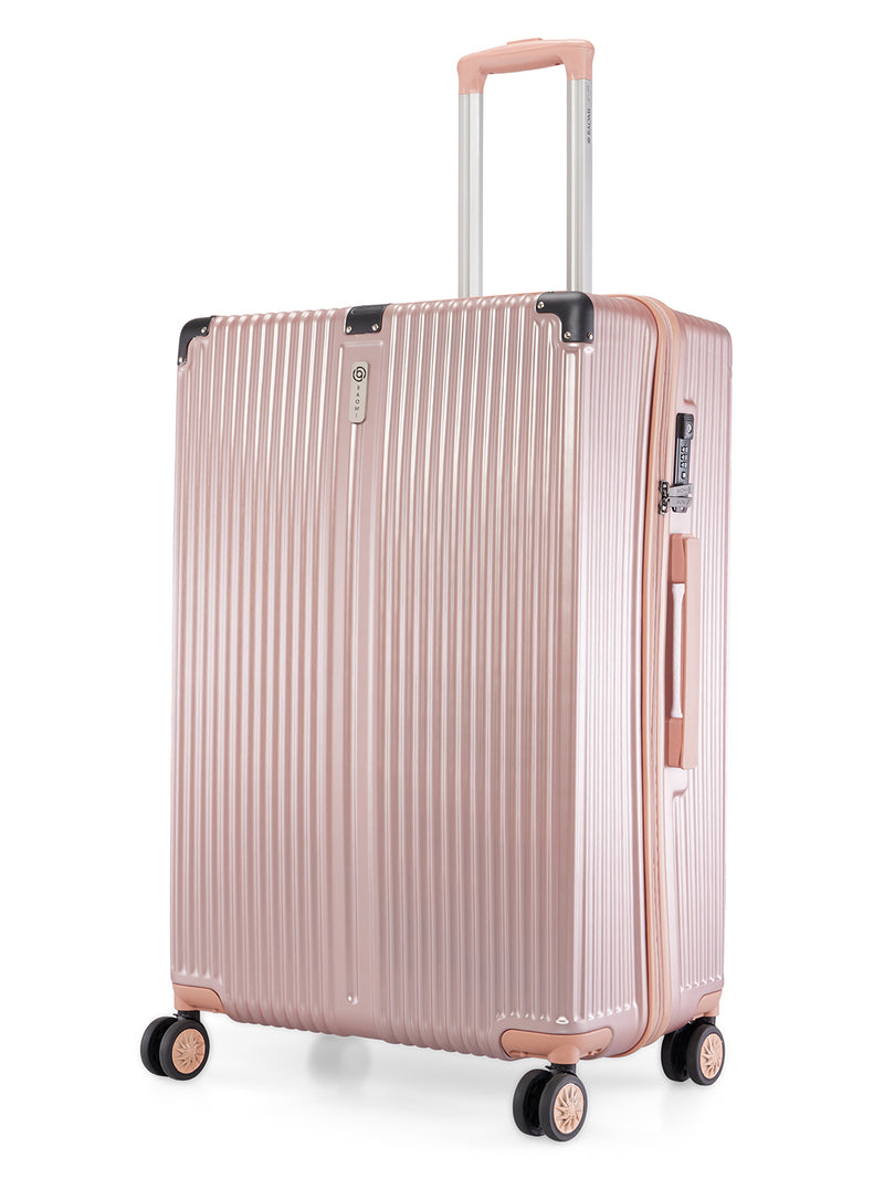 BAOMI SOLID GOLD Range Rose Gold Hard Large Luggage
