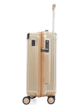 BAOMI SOLID GOLD Range Light Brown Hard Cabin Luggage