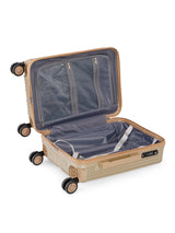 BAOMI SOLID GOLD Range Light Brown Hard Cabin Luggage