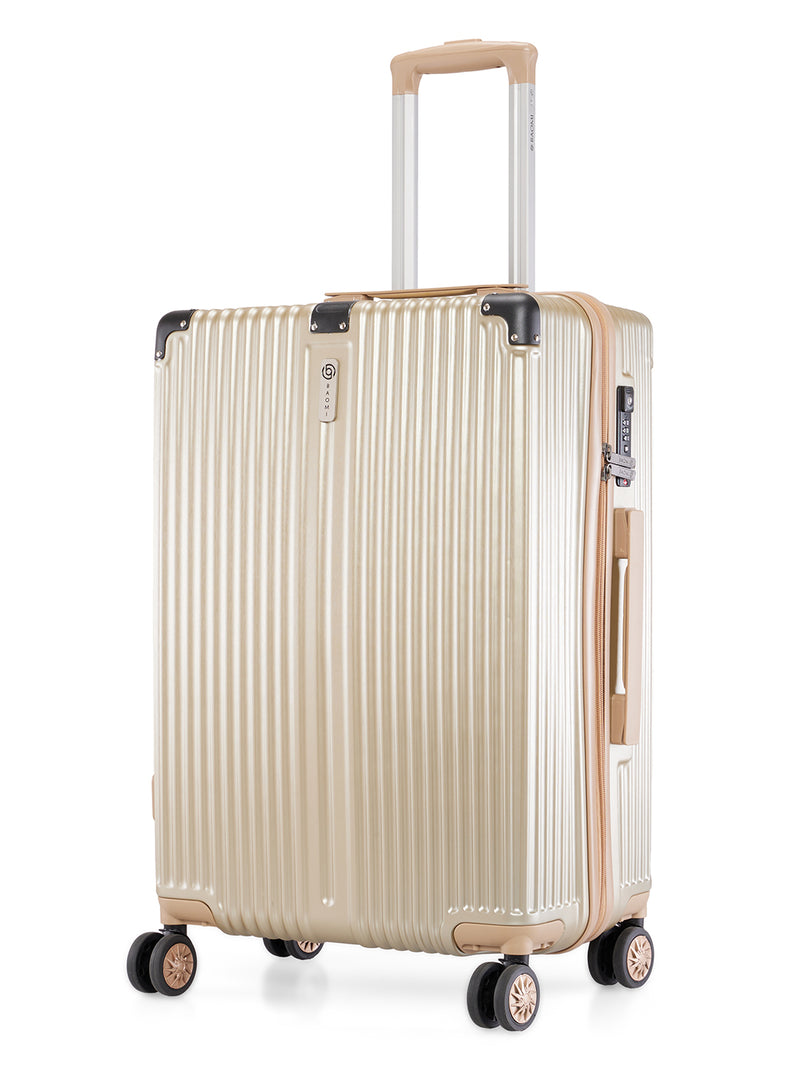 BAOMI SOLID GOLD Range Light Brown Hard Medium Luggage