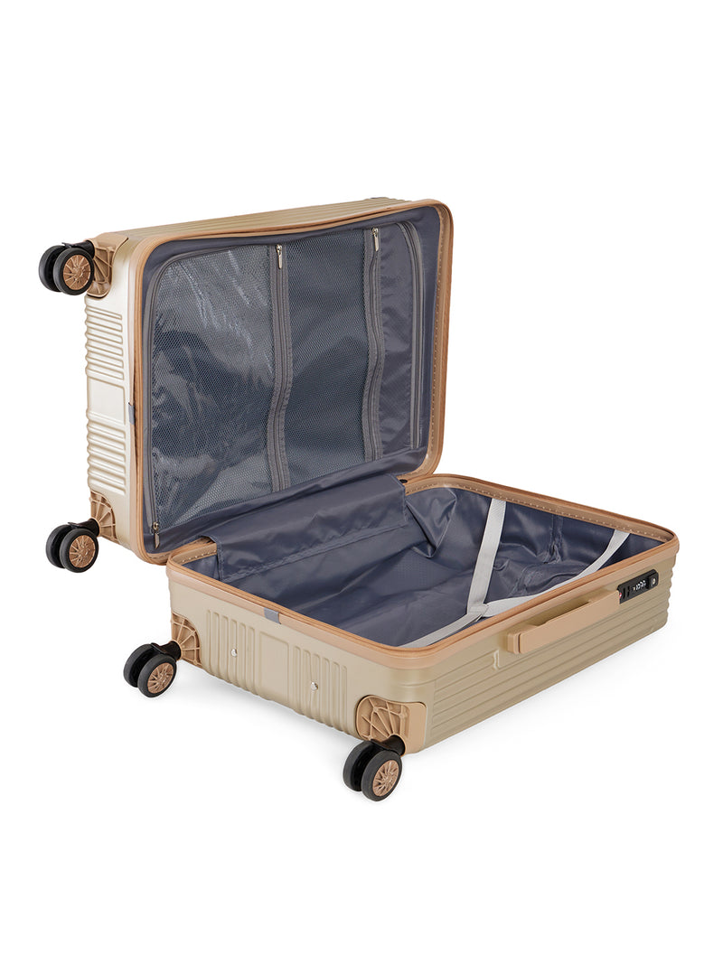 BAOMI SOLID GOLD Range Light Brown Hard Medium Luggage
