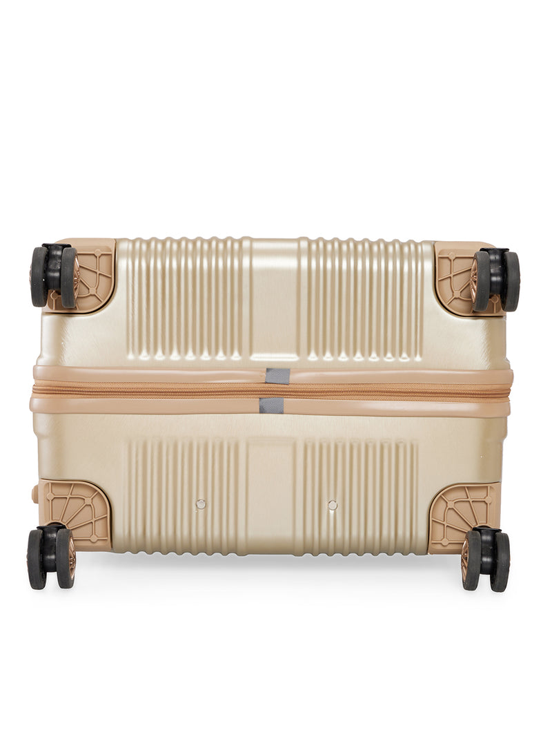 BAOMI SOLID GOLD Range Light Brown Hard Large Luggage