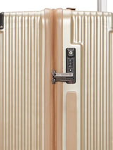 BAOMI SOLID GOLD Range Light Brown Hard Large Luggage