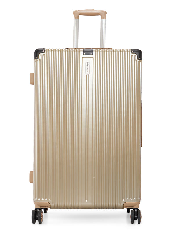 BAOMI SOLID GOLD Range Light Brown Hard Large Luggage