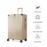 BAOMI SOLID GOLD Range Light Brown Hard Large Luggage