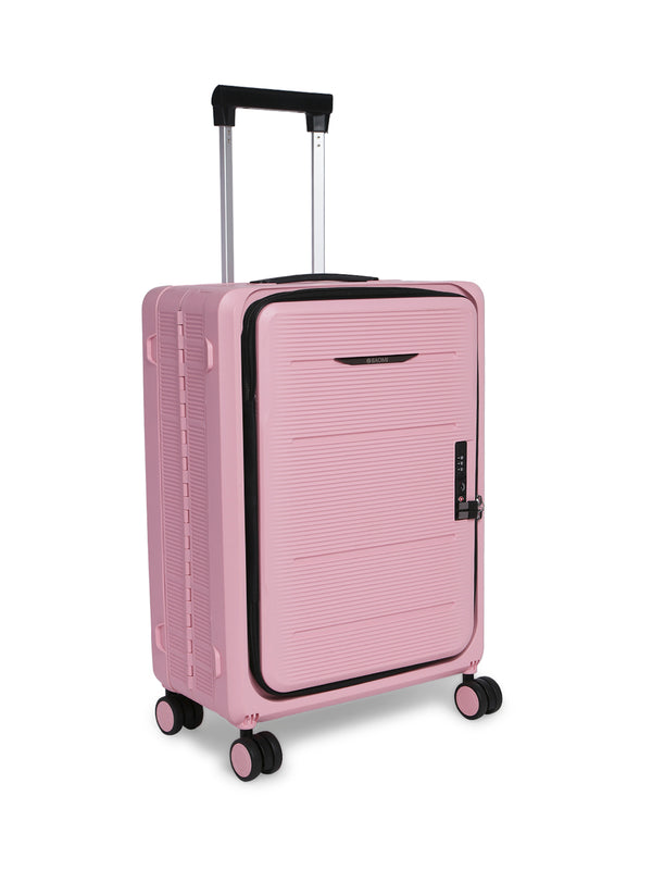 BAOMI PASTEL DREAMS Range Rose Pink Hard Cabin Luggage