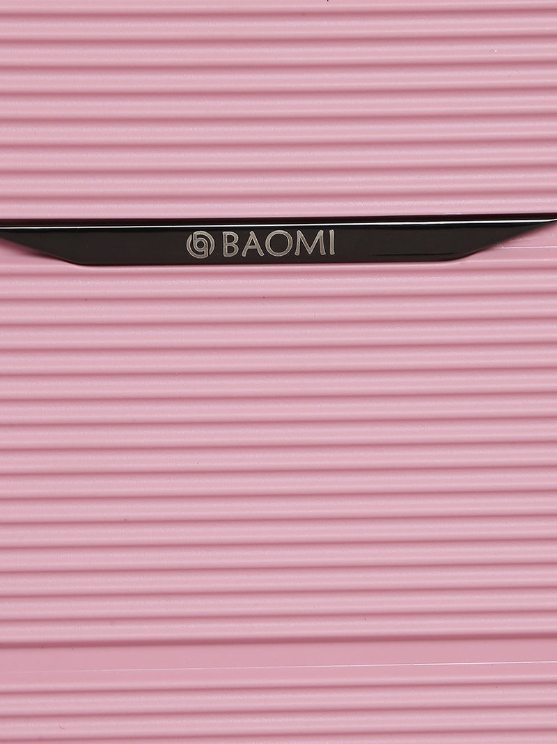 BAOMI PASTEL DREAMS Range Rose Pink Hard Cabin Luggage