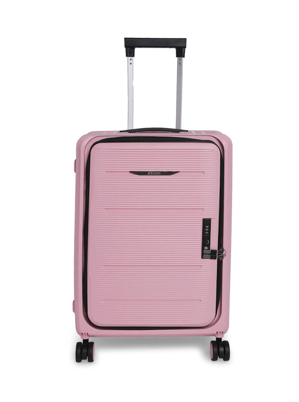 BAOMI PASTEL DREAMS Range Rose Pink Hard Cabin Luggage