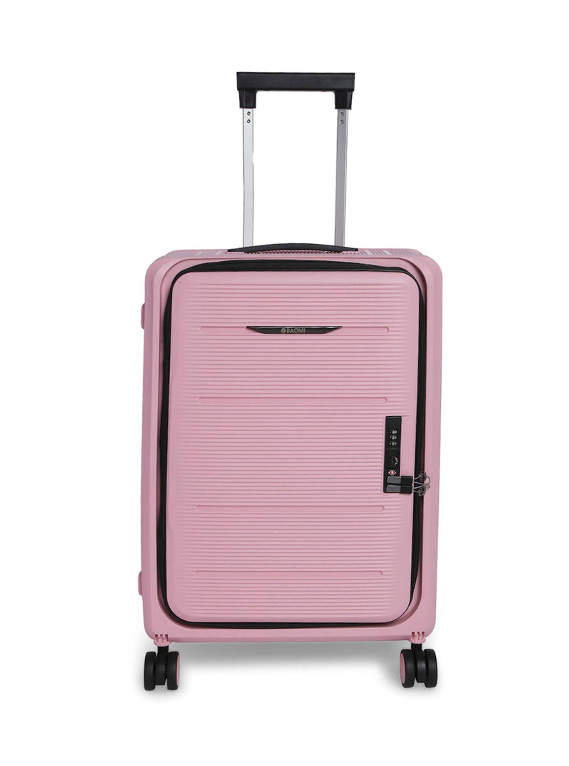 BAOMI PASTEL DREAMS Range Rose Pink Hard Cabin Luggage