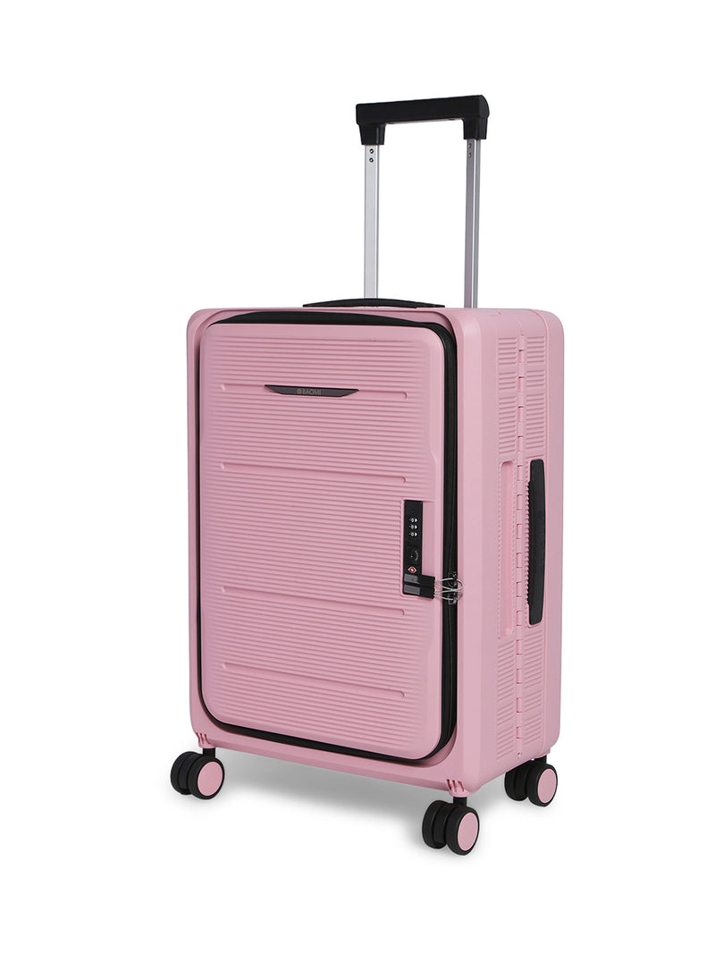 BAOMI PASTEL DREAMS Range Rose Pink Hard Cabin Luggage