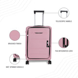 BAOMI PASTEL DREAMS Range Rose Pink Hard Cabin Luggage