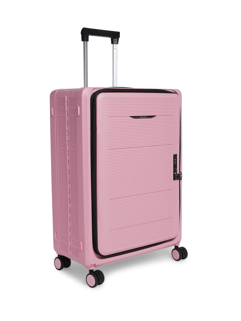 BAOMI PASTEL DREAMS Range Rose Pink Hard Medium Luggage