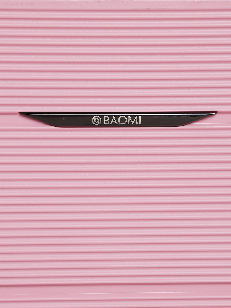 BAOMI PASTEL DREAMS Range Rose Pink Hard Medium Luggage