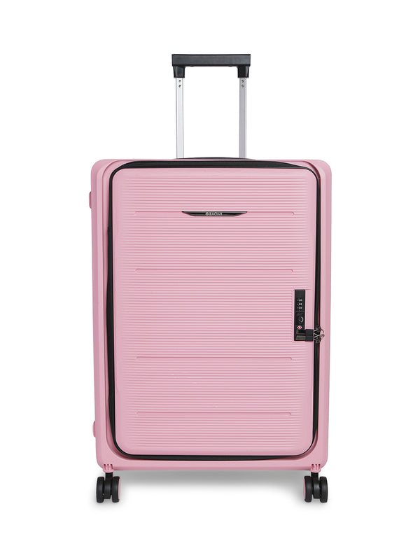 BAOMI PASTEL DREAMS Range Rose Pink Hard Medium Luggage