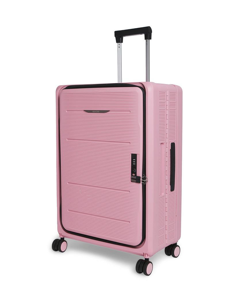 BAOMI PASTEL DREAMS Range Rose Pink Hard Medium Luggage